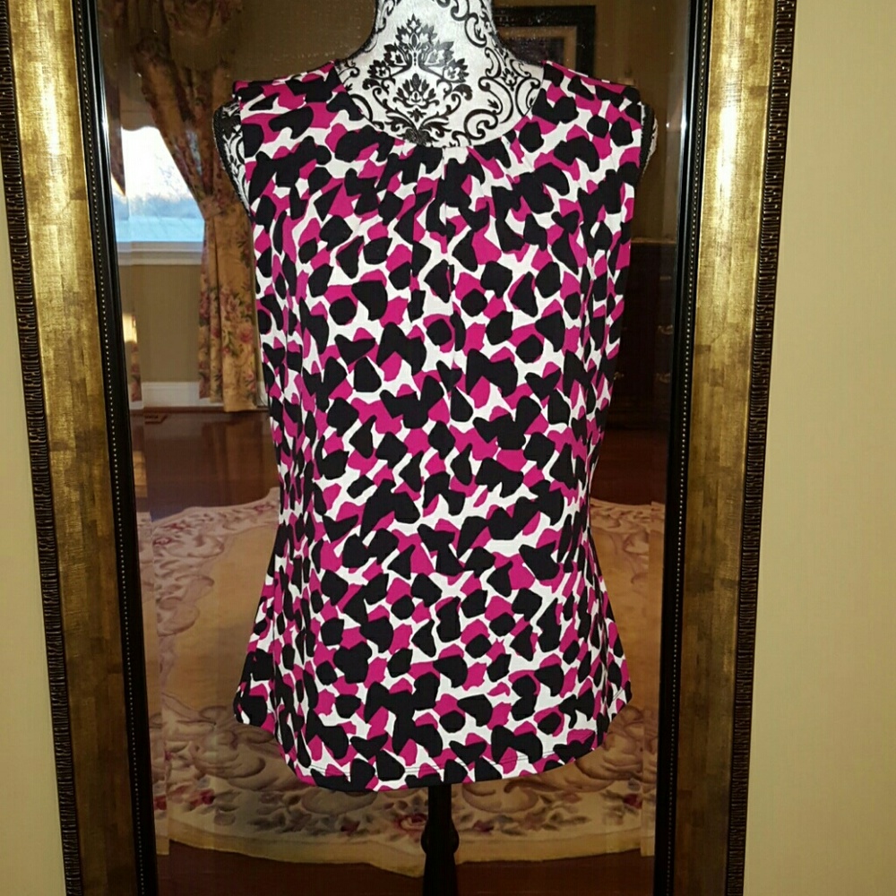 Calvin Klein Sleeveless Top Fun Print
